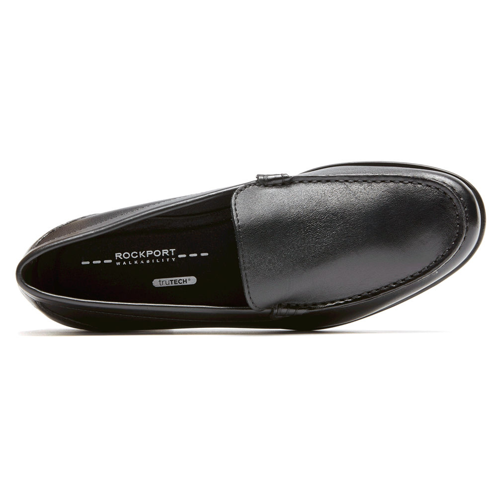 Rockport Mens Classic Venetian - Loafers Black - ICX710628